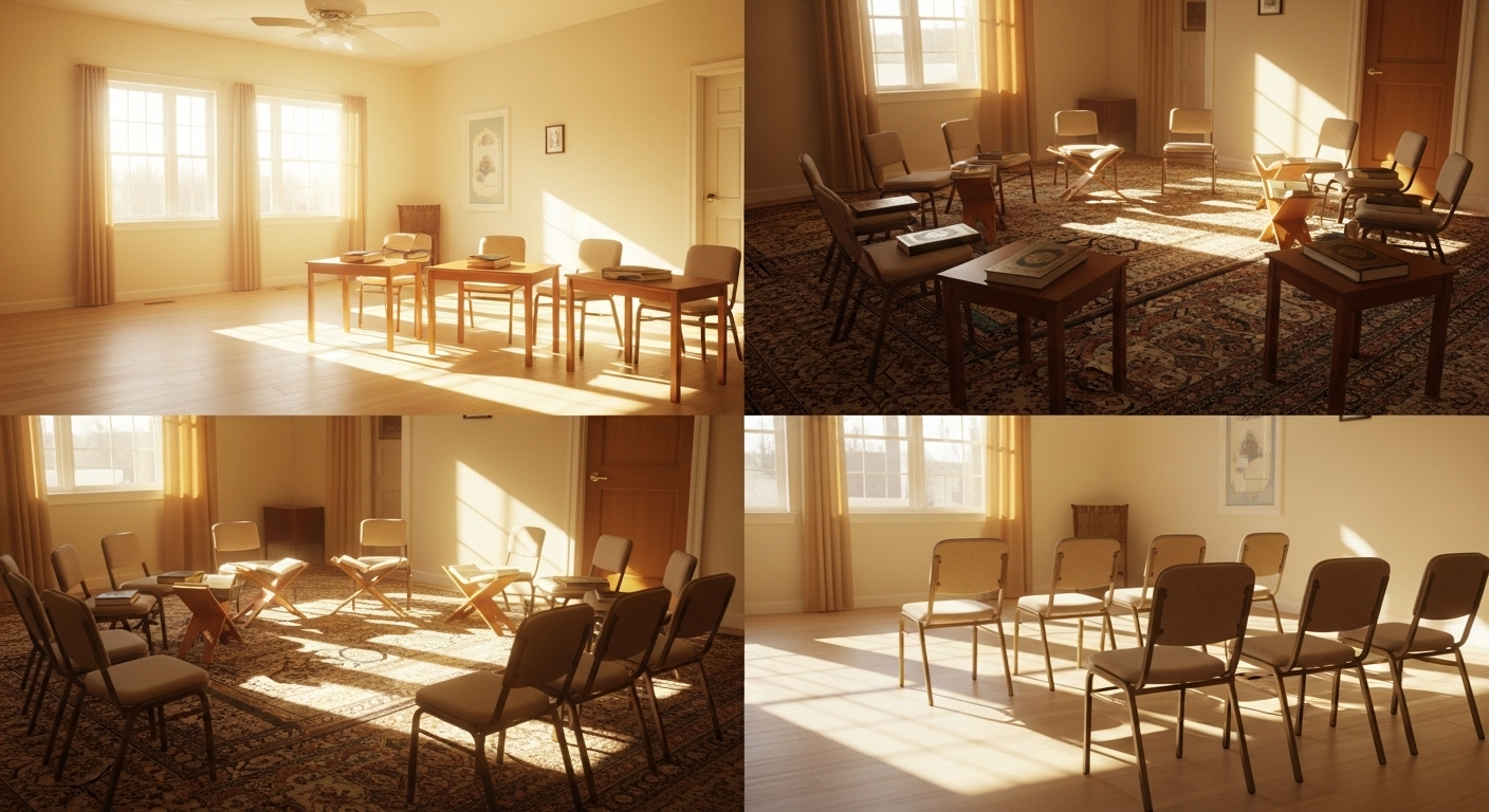 Light-filled community hall